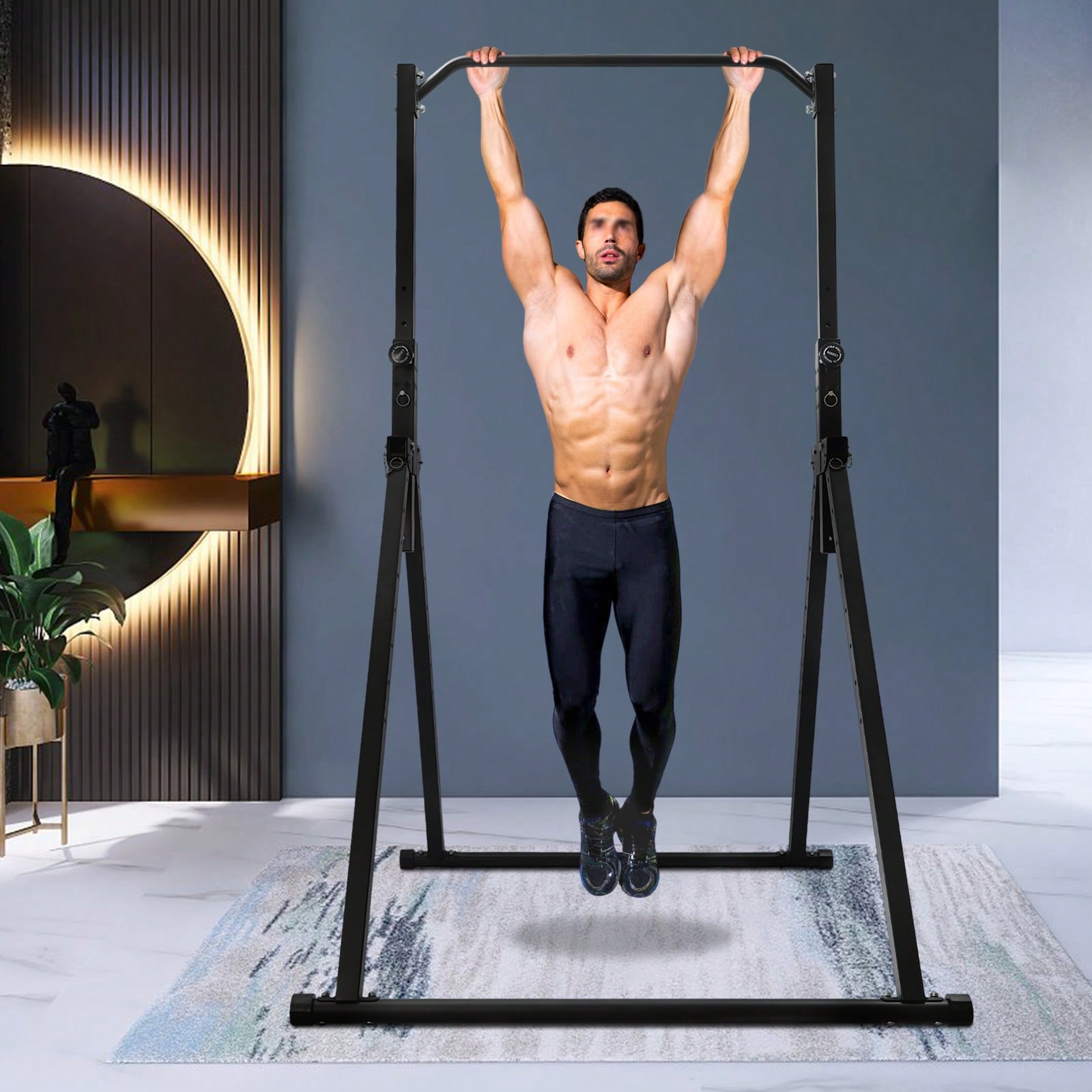 Home Bar And Gym - Triangular Pull Up Station Pull Up