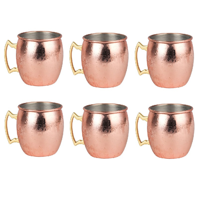 6Pcs 60ml Mule Copper Mugs Cup - Mule Copper Mug review and price