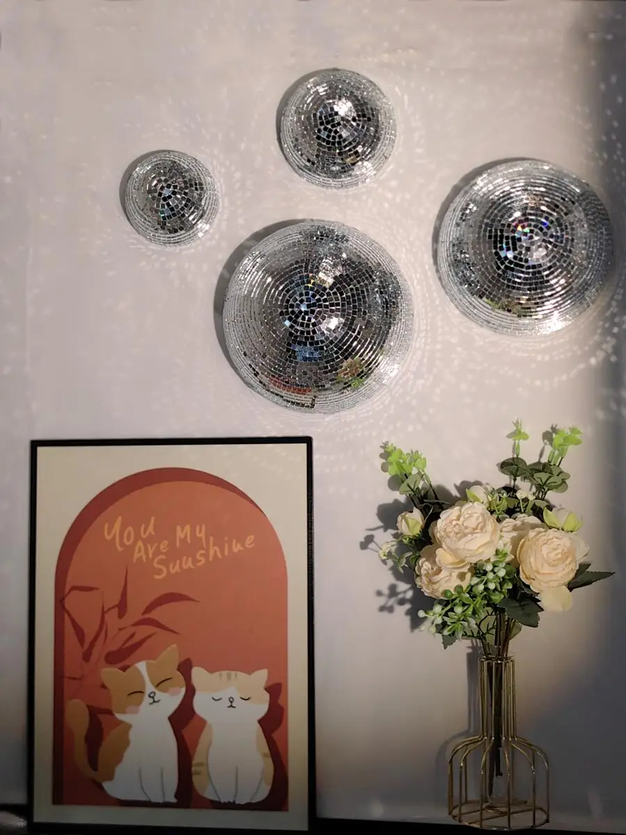New Wall Disco Ball Mirrored D - Old Fashioned Glass review and price