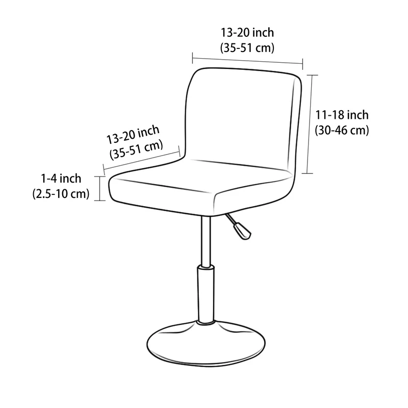 1/4pcs Jacquard Bar Stool Cove - Home Bar Seating review and price