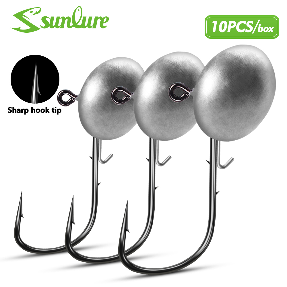 Sunlure 10PCS/Box Oval Lead Ji - Jigger Double Sided review and price