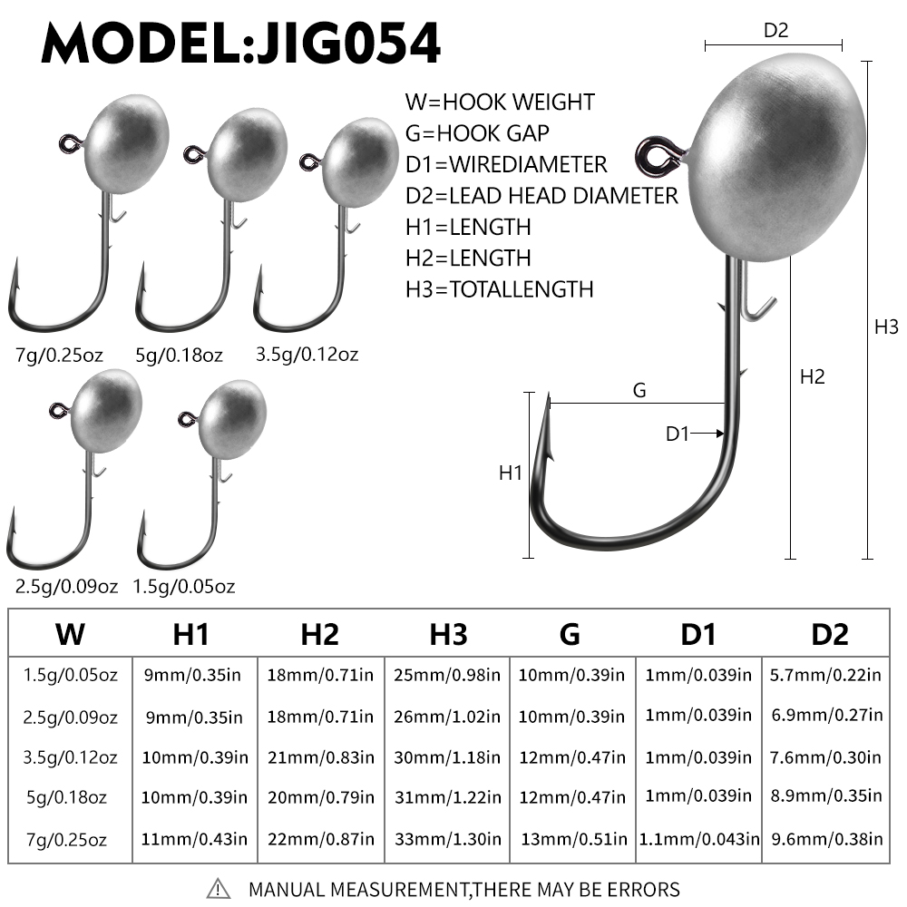 Sunlure 10PCS/Box Oval Lead Ji - Jigger Double Sided review and price
