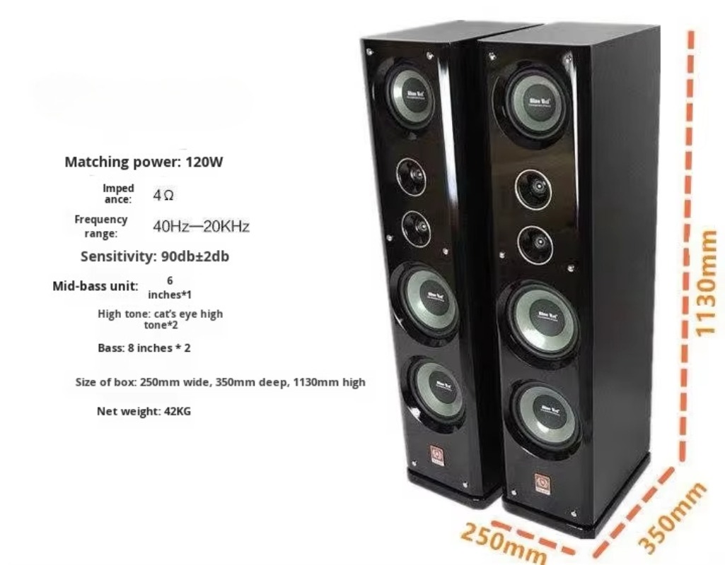 High-End 8-Inch Dual Floor-Sta - Home Bar And Theater review and price