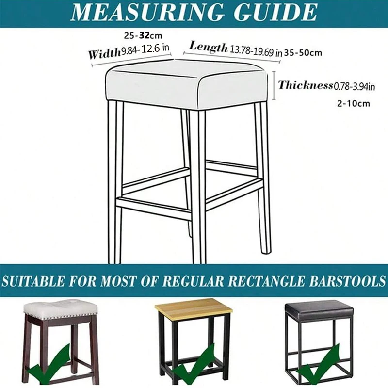 1/2pcs Bar Stool Cover Elastic - Home Bar Seating review and price