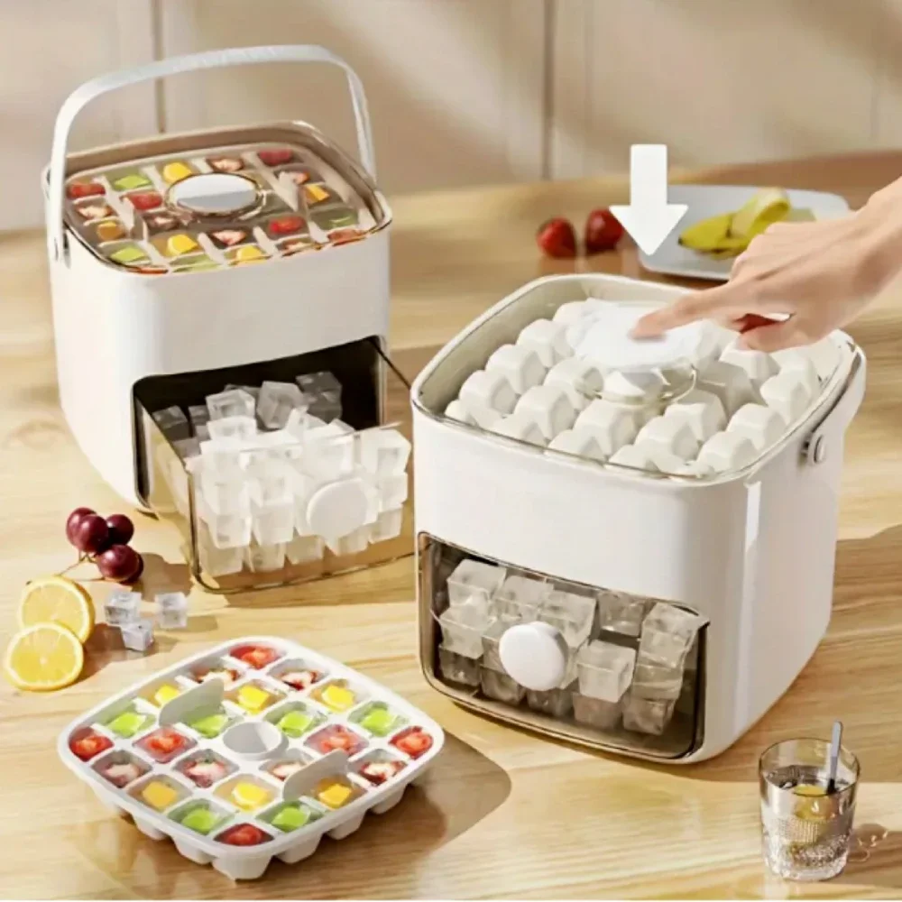 2-Layer Ice Cube Tray with Lid - Home Bar Setup review and price