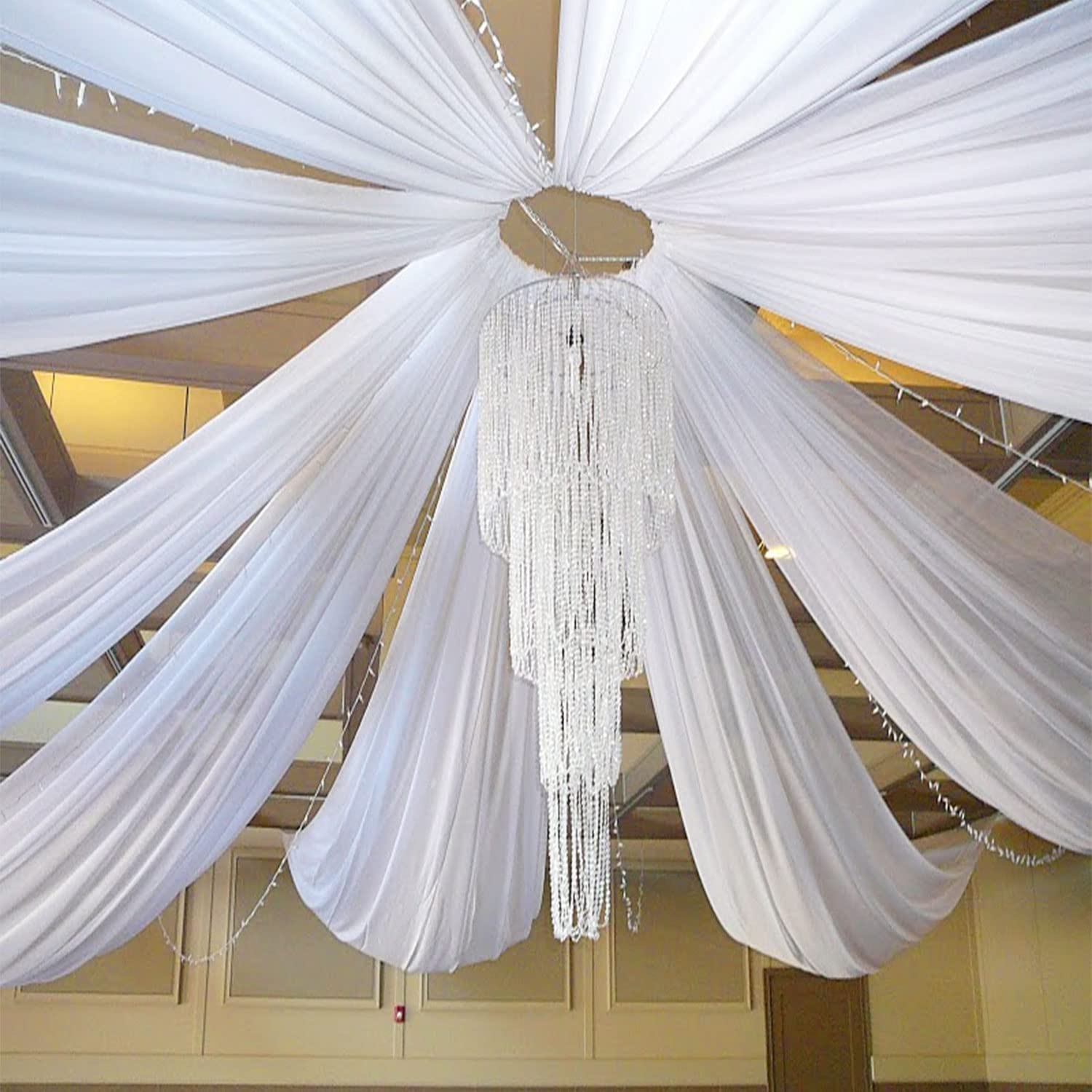 Wedding Arch Ceiling Drape Roo - Home Bargains review and price