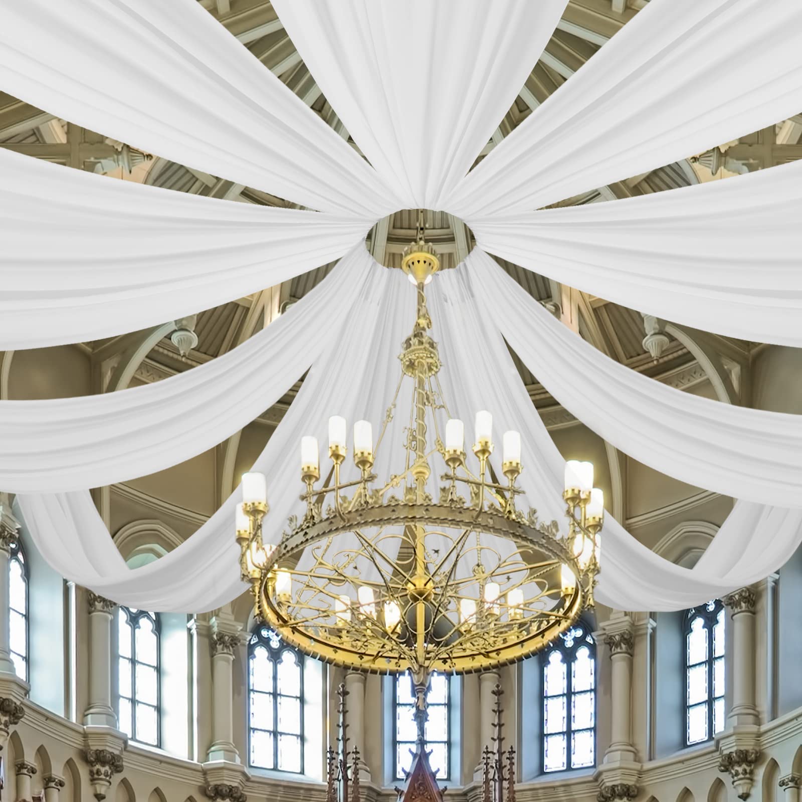 Wedding Arch Ceiling Drape Roo - Home Bargains review and price