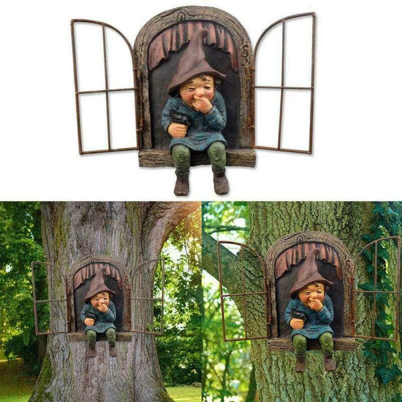 Naughty Garden Gnome Statue El - Home Bargains review and price