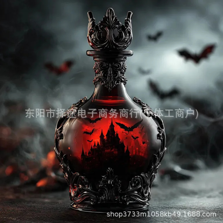 Batwing Castle Decanter Gothic - Home Bar Setup review and price
