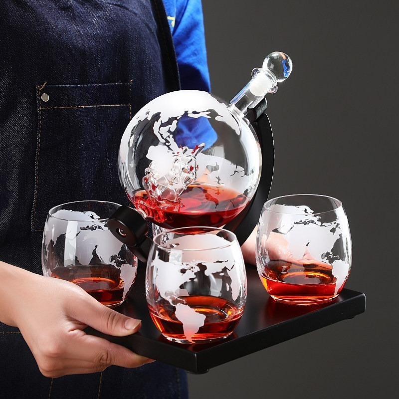 Decorative Globe Wine Decanter - Home Bar Stand review and price