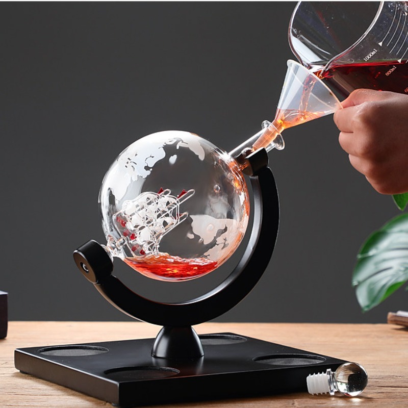 Decorative Globe Wine Decanter - Home Bar Stand review and price