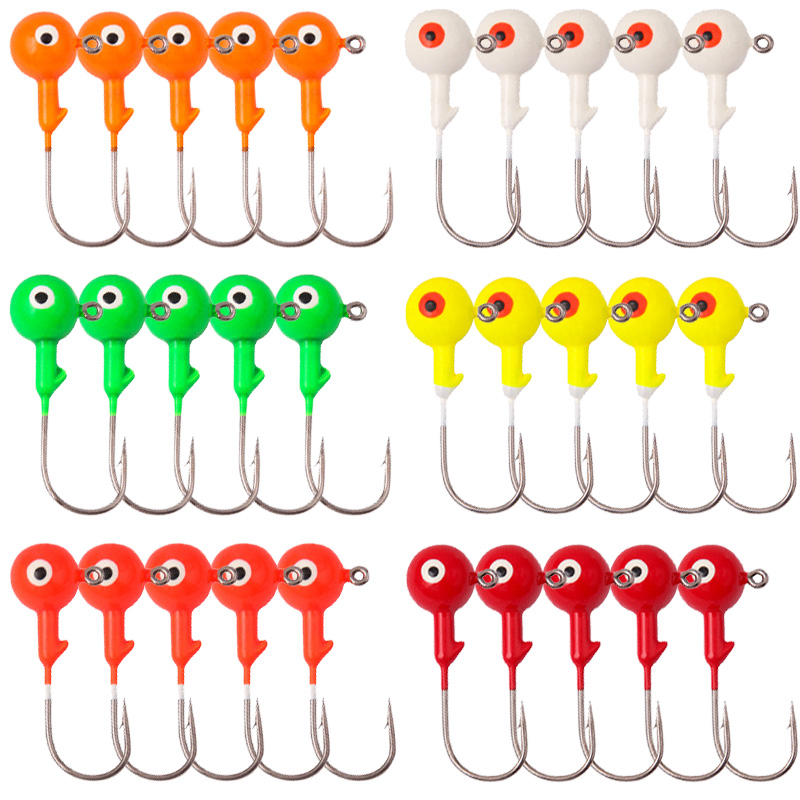 60Pcs/bag Lead Jig Heads Fishi - Jigger Double Sided review and price