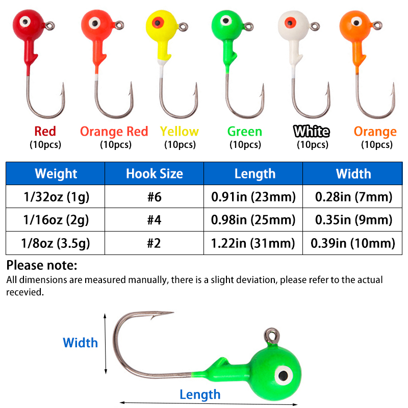 60Pcs/bag Lead Jig Heads Fishi - Jigger Double Sided review and price