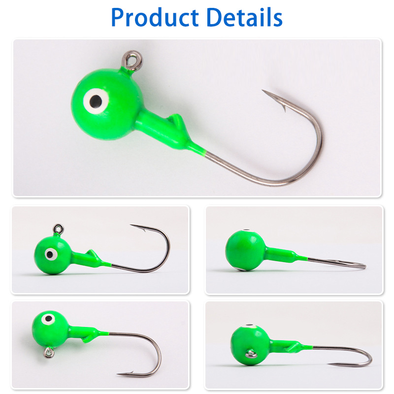 60Pcs/bag Lead Jig Heads Fishi - Jigger Double Sided review and price