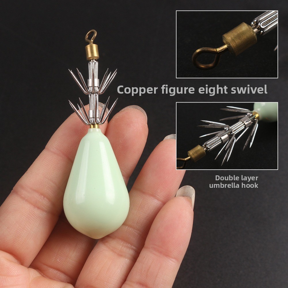 Luminous Squid Jig Lure Lead W - Jigger Double Sided review and price