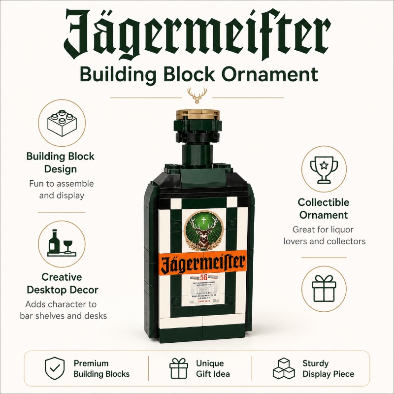 DIY Jagermeister Liqueur Bottl - Home Bar Set review and price