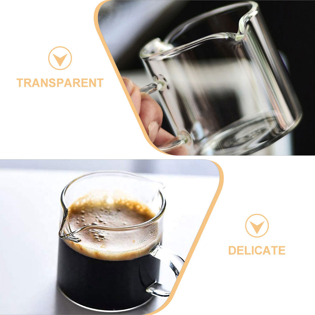 2Pcs Espresso Cups Set Clear B - Home Bar Set review and price