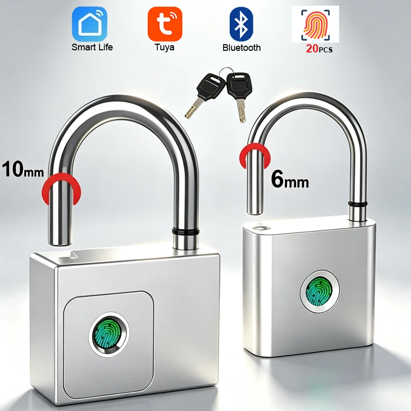 Fingerprint Padlock Bluetooth  - Home Bargains review and price