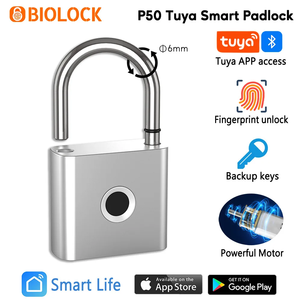 Fingerprint Padlock Bluetooth  - Home Bargains review and price
