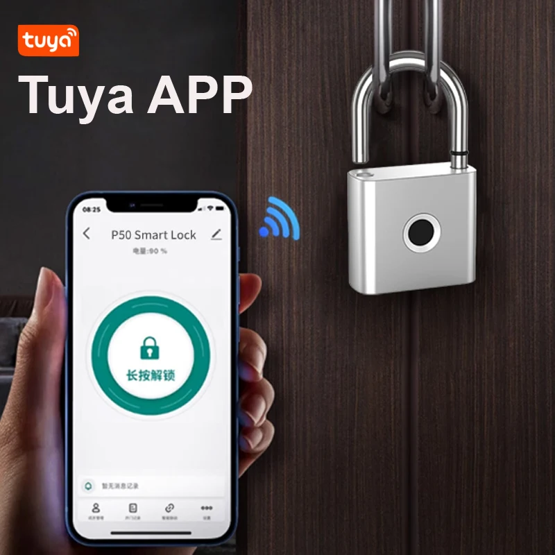 Fingerprint Padlock Bluetooth  - Home Bargains review and price
